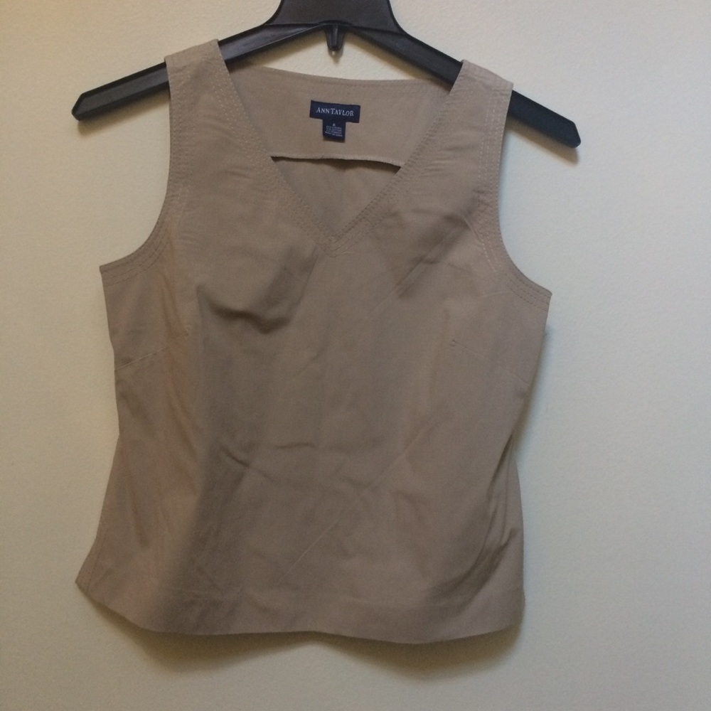 Ann Taylor women's khaki top